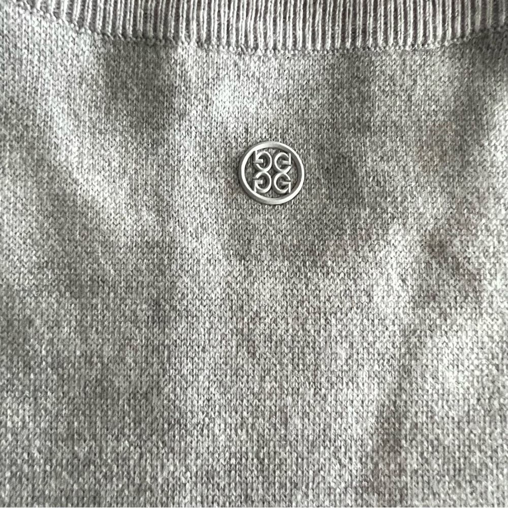 G/FORE Womens Jacquard Checkmate Crewneck Golf Sweater size Large - Picture 11 of 11